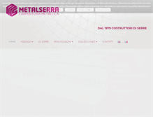 Tablet Screenshot of metalserra.it
